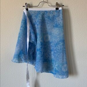 New Snowflake Aurora ballet wrap skirt